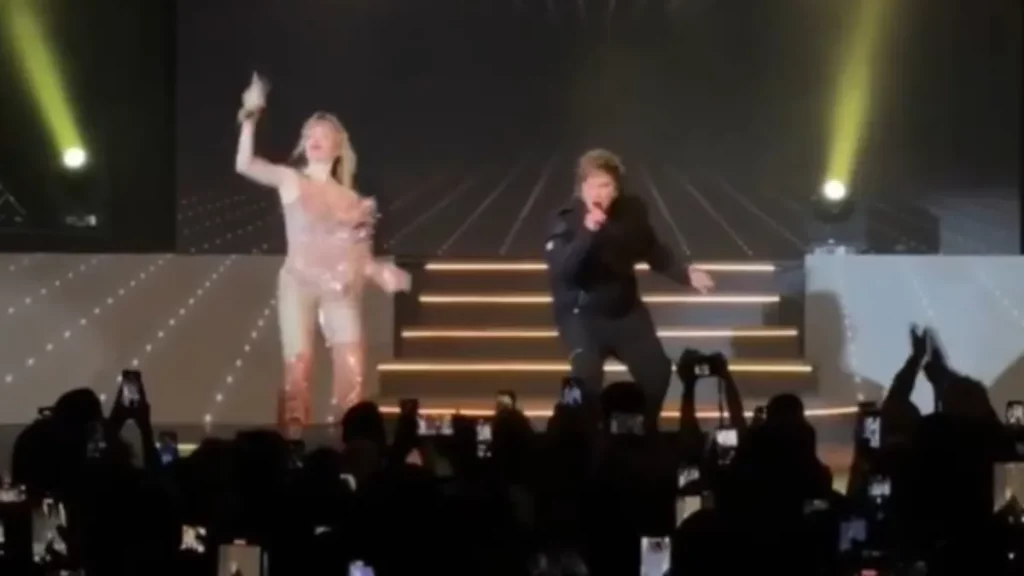 Javier Milei cantó en el show de Fátima Florez y ya cierra la Derecha Fest