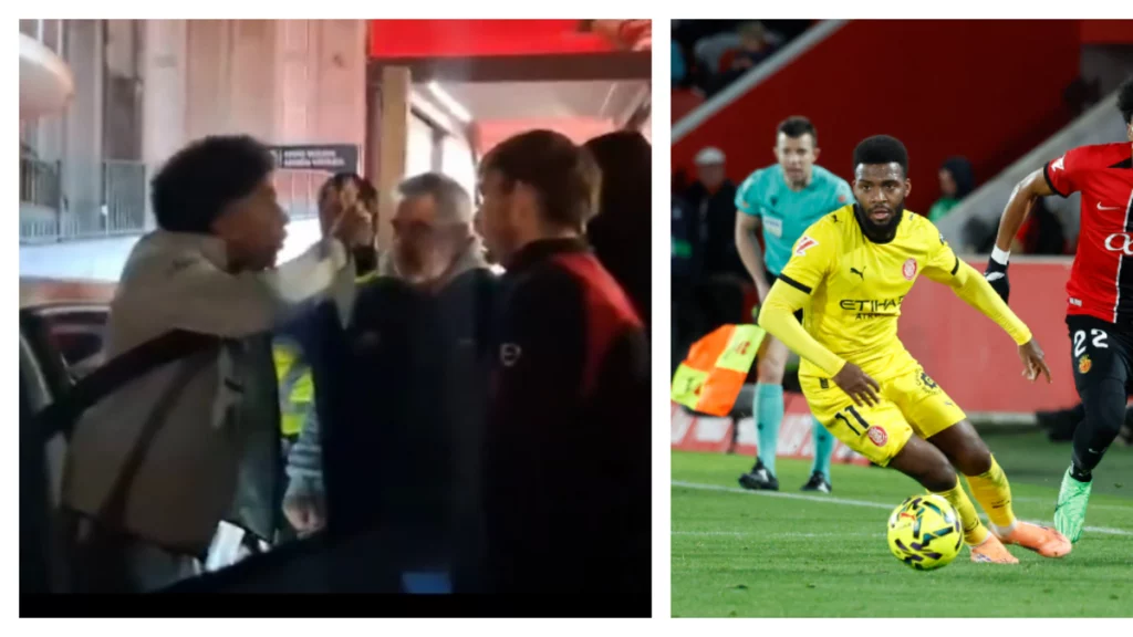 Johan Mojica tuvo tenso cruce con aficionados del Mallorca furiosos por los malos resultados: video