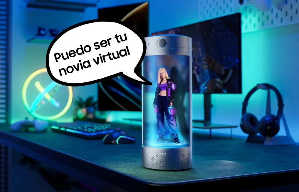 La IA viene fuerte en 2026. Así es la novia virtual y holográfica de Razer que te acompaña mientras juegas (o no)