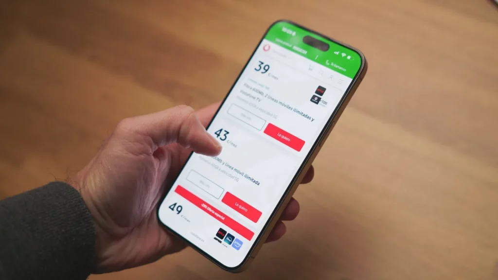 La ventaja de Vodafone frente a Digi si necesitas contratar fibra cuanto antes
