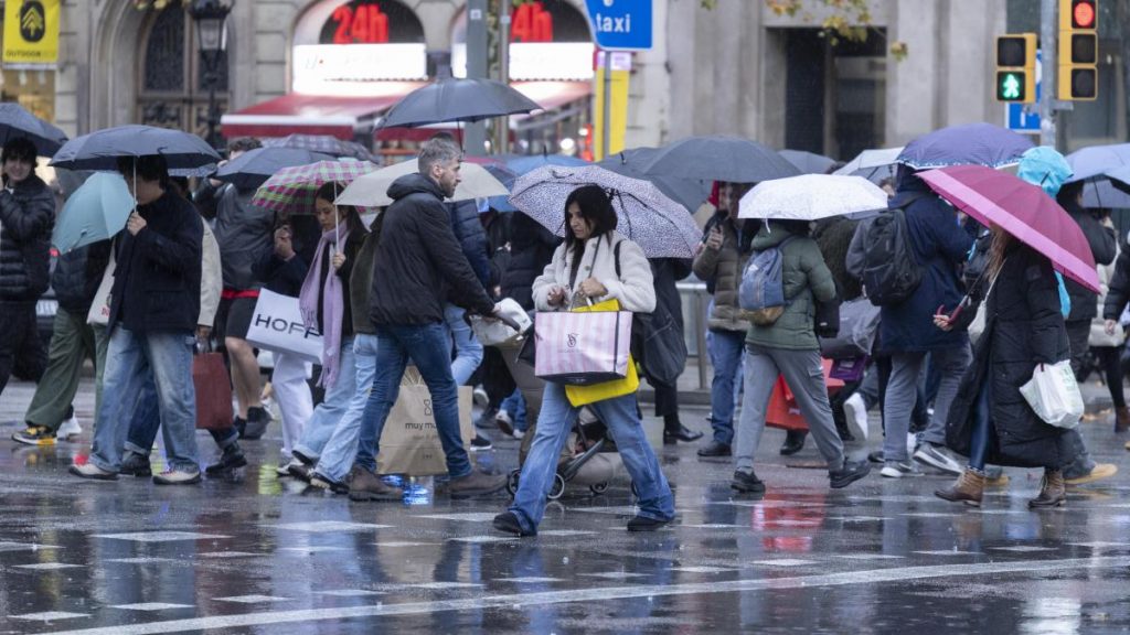 Las lluvias intensas regresarán este domingo a Catalunya y Baleares