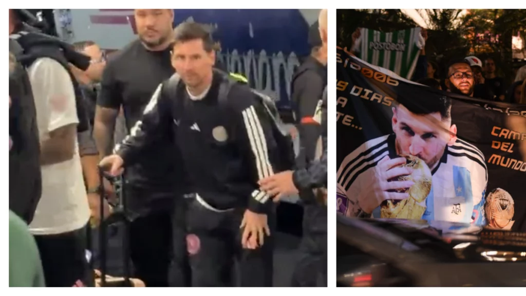 Lionel Messi ya llegó a Medellín, en medio de la gran euforia de los hinchas