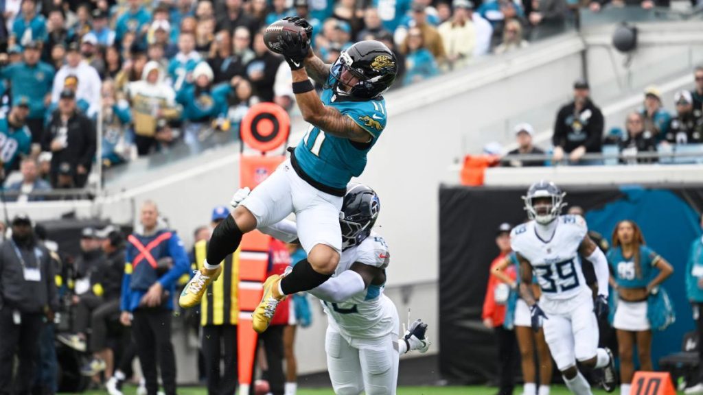 Los Jaguars arrollan a los Titans, ganan el título del Sur de la AFC y se meten en playoffs
