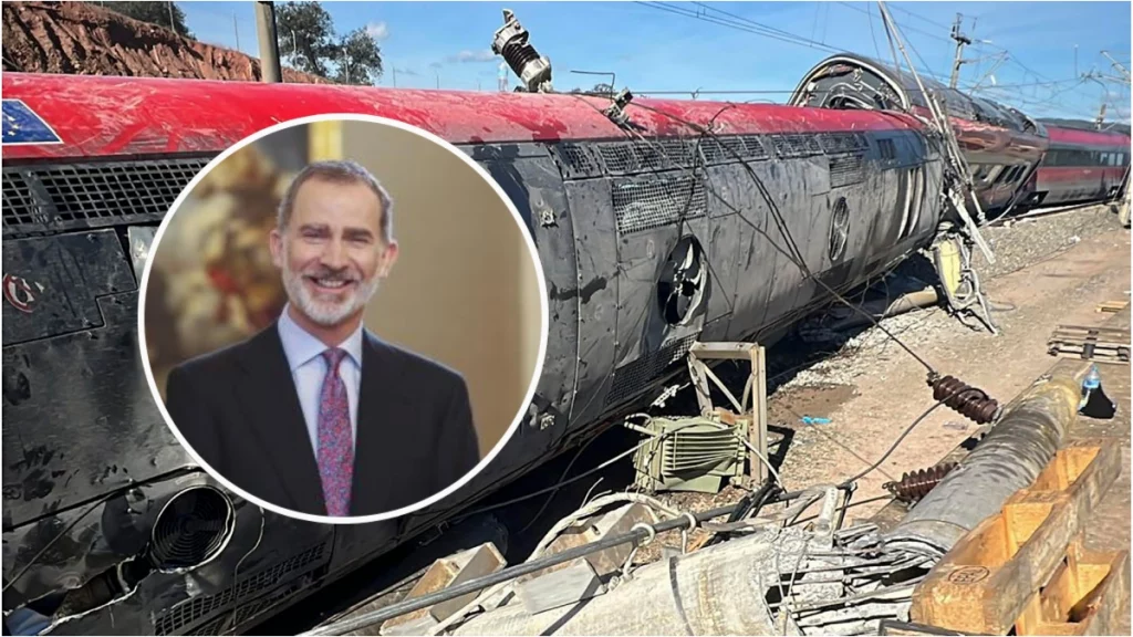 Los reyes visitan este martes, 20 de enero, la zona del accidente ferroviario ocurrido en España: 'Estamos realmente preocupados todos'