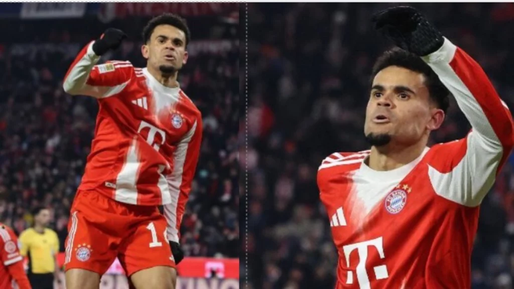 Luis Díaz se mandó este espectacular golazo en la práctica previa al partido crucial del Bayern Múnich contra el PSV en la Champions Luis Díaz se mandó este espectacular golazo en la práctica previa al partido crucial del Bayern Múnich contra el PSV en la Champions