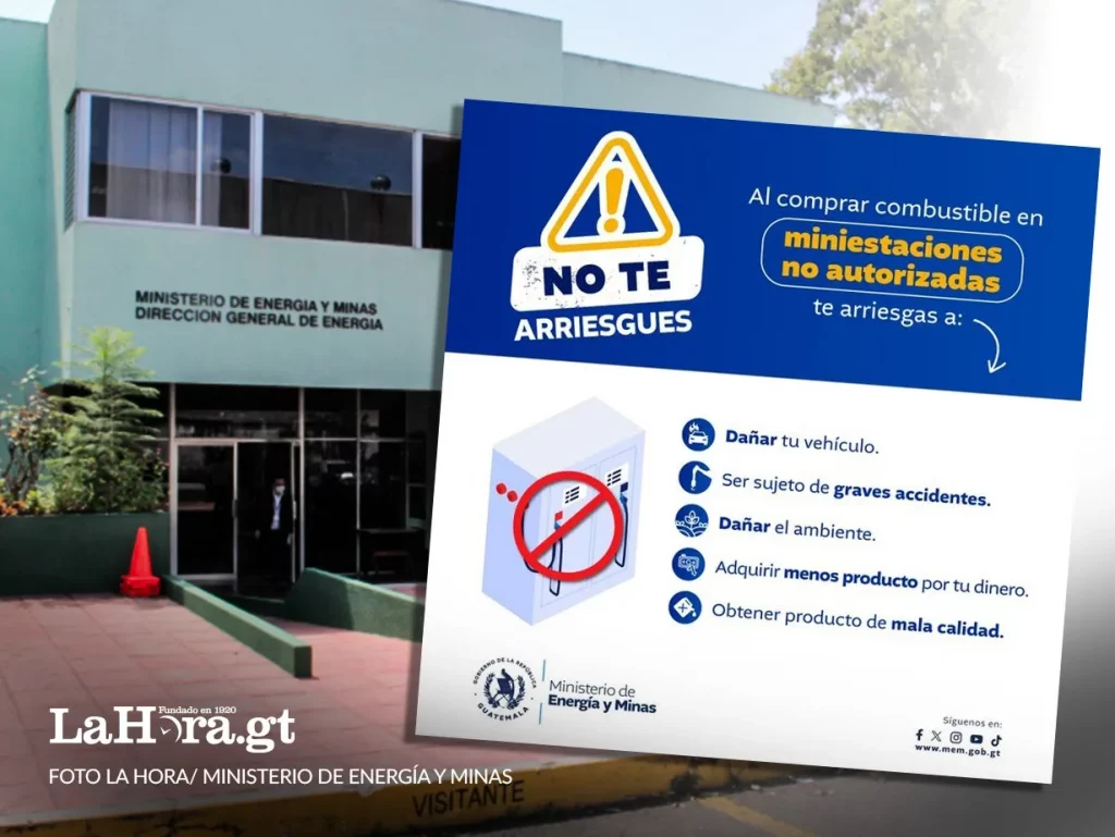 MEM advierte sobre daños vehiculares y falta de seguridad en miniestaciones no autorizadas