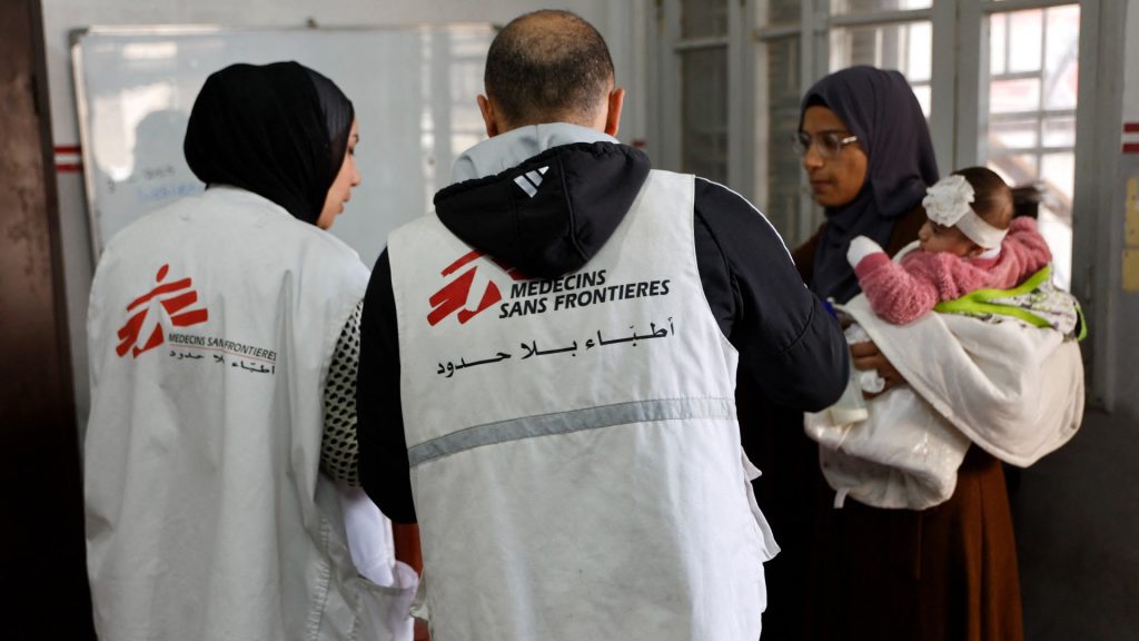 MSF se niega a compartir lista de personal palestino con Israel