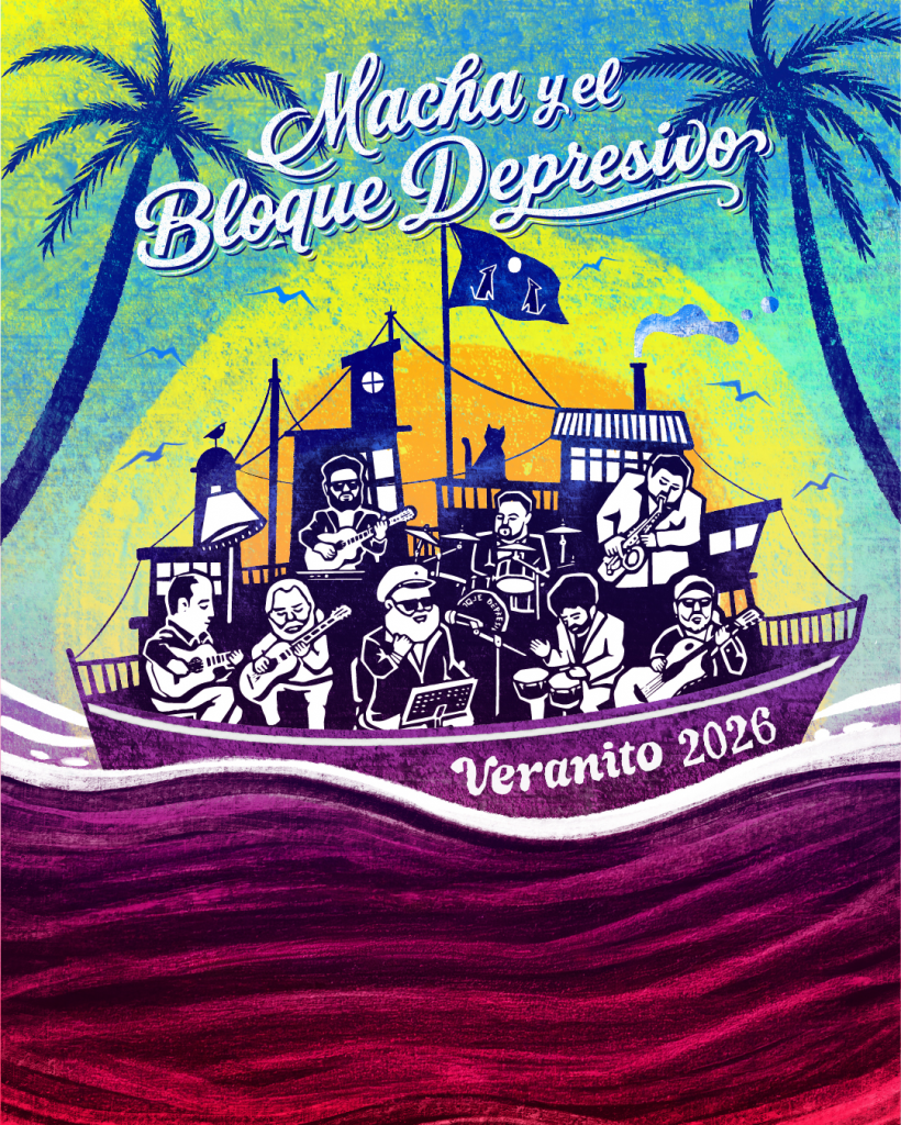 Macha y El Bloque Depresivo llega a Temuco con su gira “Veranito 2026” y promete espectáculo emotivo