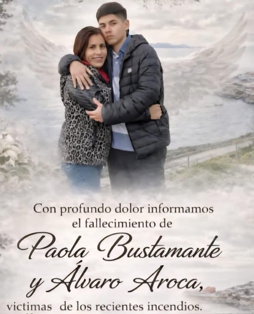 Madre e Hijo fallecen en Incendio Forestal