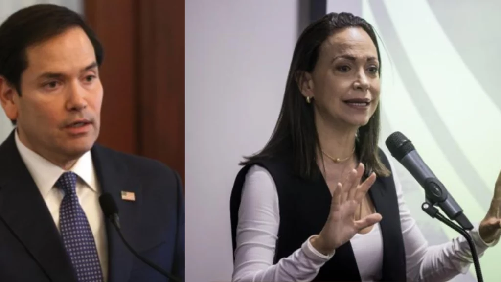 Marco Rubio y la líder opositora María Corina Machado se reunirán este miércoles 28 de enero en Washington: hora del encuentro