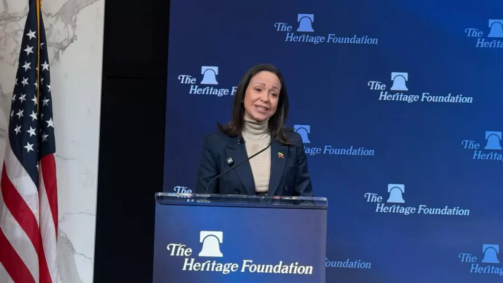 María Corina Machado en Washington: Venezuela será libre con el apoyo del presidente Trump