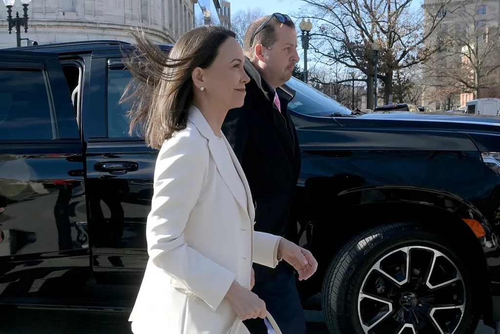 María Corina Machado, tras su encuentro con Trump en la Casa Blanca: "He insistido y seguiré insistiendo en que Venezuela tiene un presidente electo."