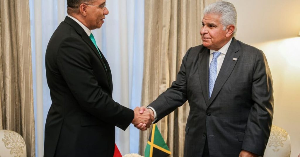 Mulino recibe al primer ministro de Jamaica y ofrece apoyo en reconstrucción de infraestructura - Nacionales