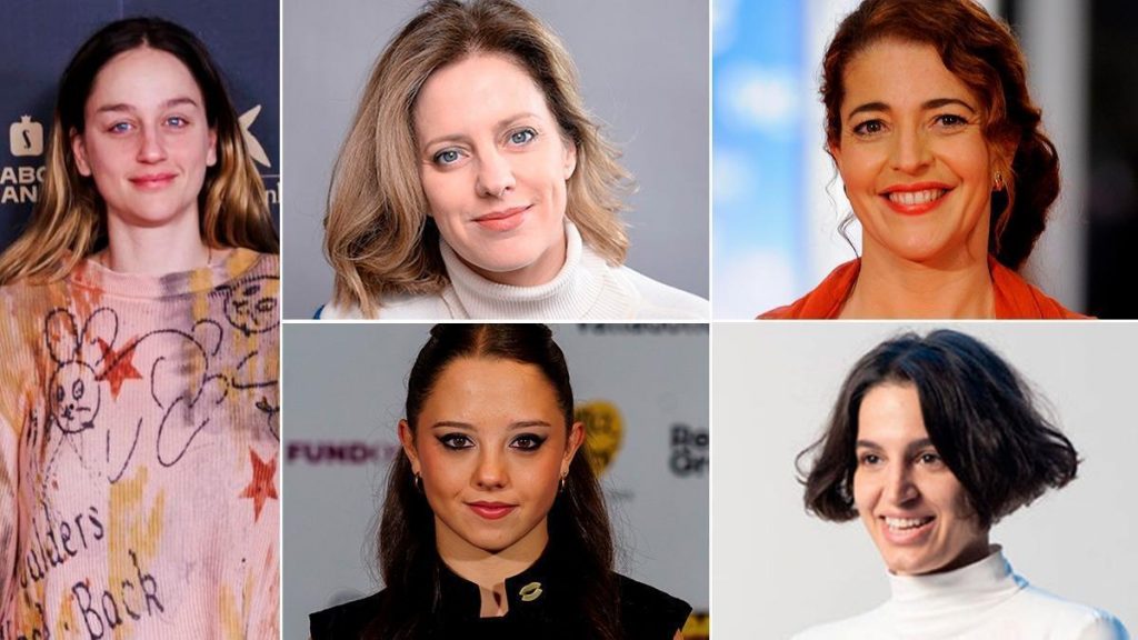 PREMIS GAUDÍ PRESENTADORAS Nora Navas, Maria Molins, Laura Weissmahr, Carla Quílez y Maria Arnal