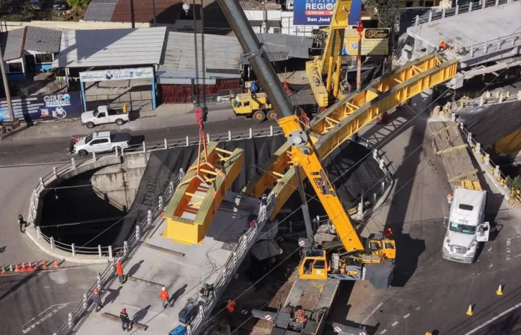 Paso a desnivel en San José Pinula será inaugurado en menos de 15 días