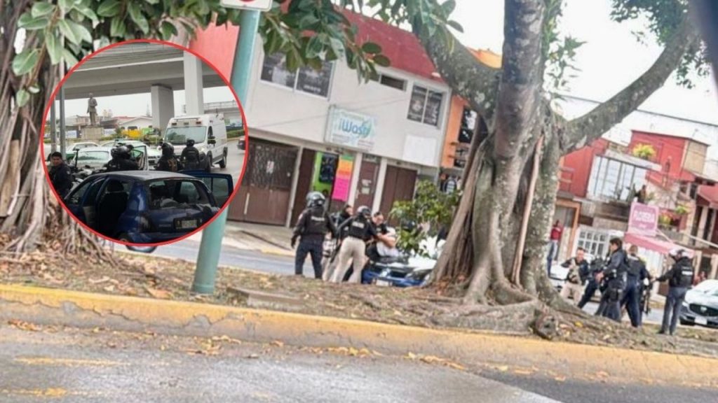 Persecución y balacera en Veracruz tras asalto; establecer una pareja
