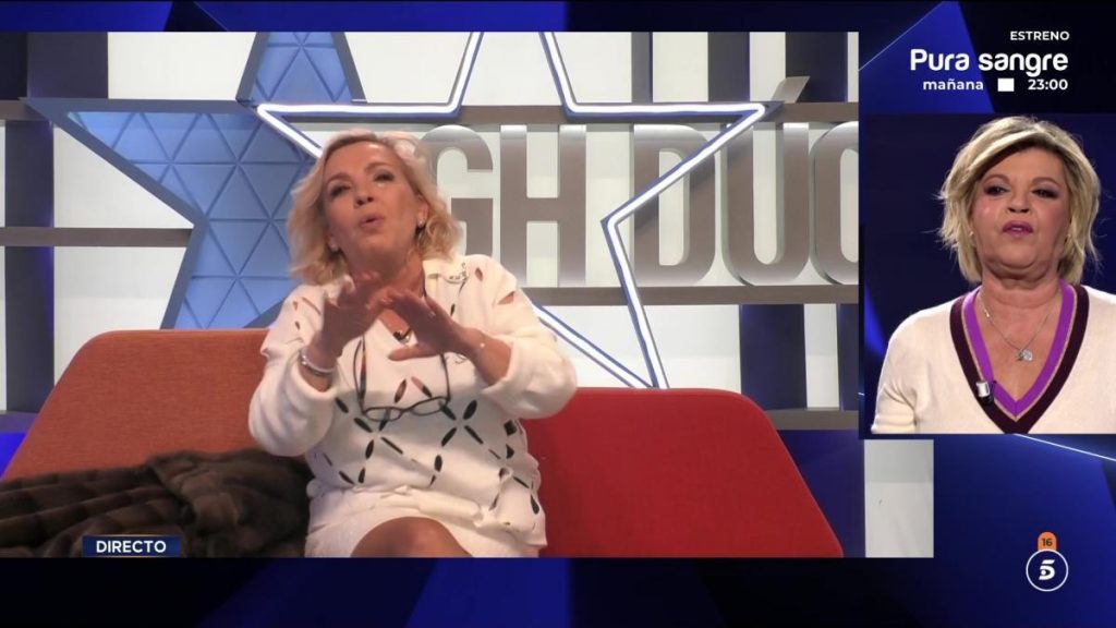 Polémica en el clan Campos con discusión en directo entre Carmen Borrego y Terelu Campos: "¡Cállate, tía!"