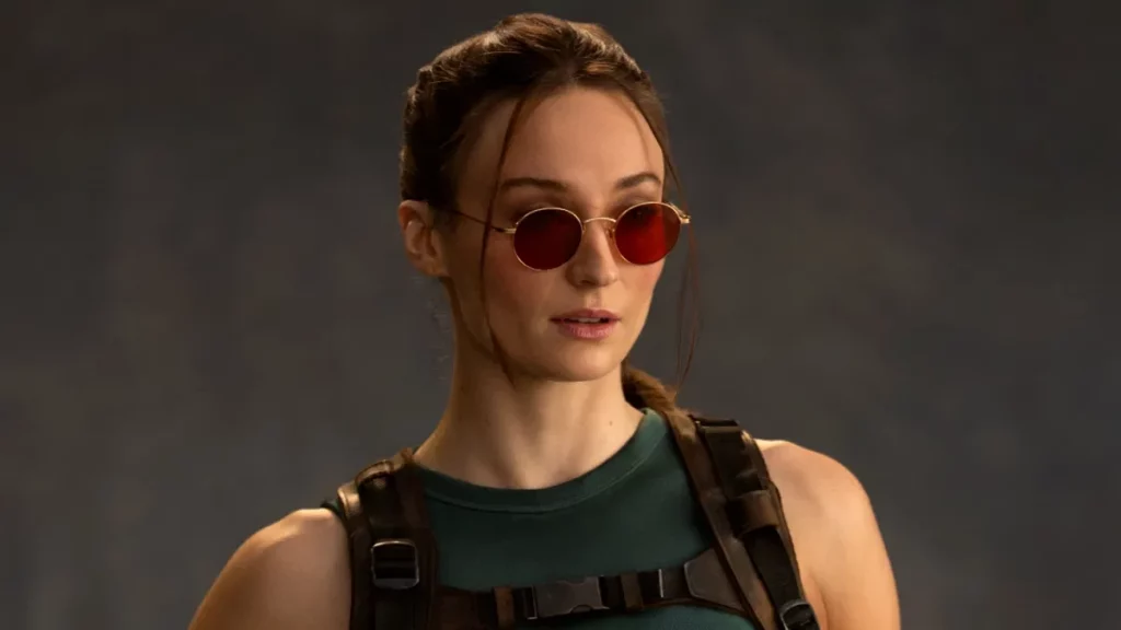 Primera imagen de Sophie Turner como Lara Croft en la serie que prepara Prime Video
