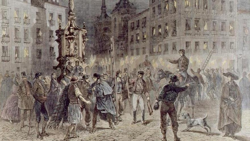 REYES MAGOS | El rito con escaleras y antorchas que Madrid practicaba en la noche de Reyes antes de crearse las cabalgatas: “Una procesión de demonios” REYES MAGOS | El rito con escaleras y antorchas que Madrid practicaba en la noche de Reyes antes de crearse las cabalgatas: "Una procesión de demonios"