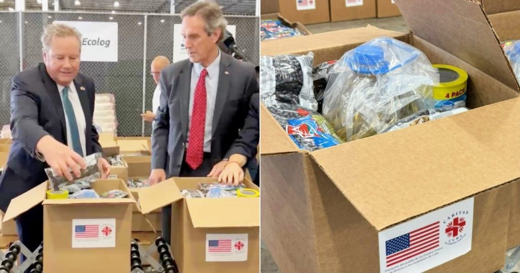 Régimen cubano contrario por ayuda humanitaria de EE.UU. que llegó sin pasar por su control: MINREX emite comunicado