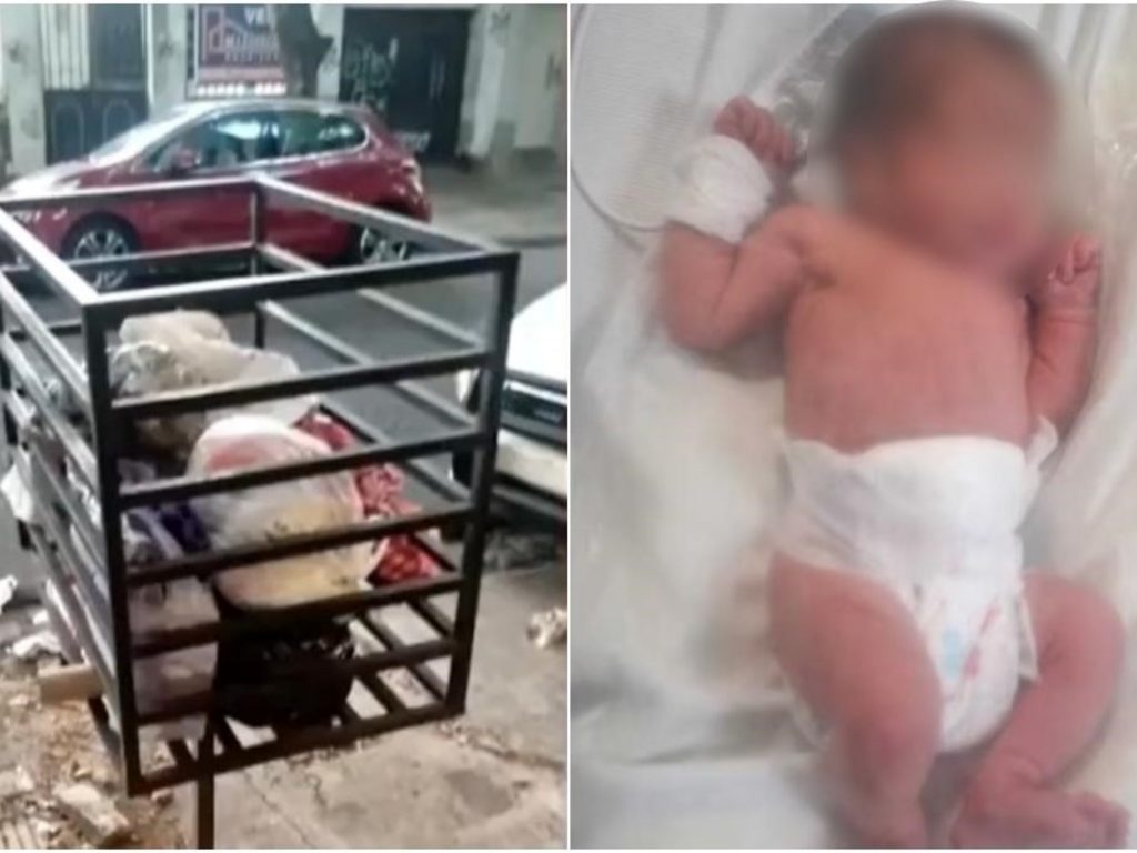 Rescataron a un bebé recién nacido en un cesto de basura en San Martín