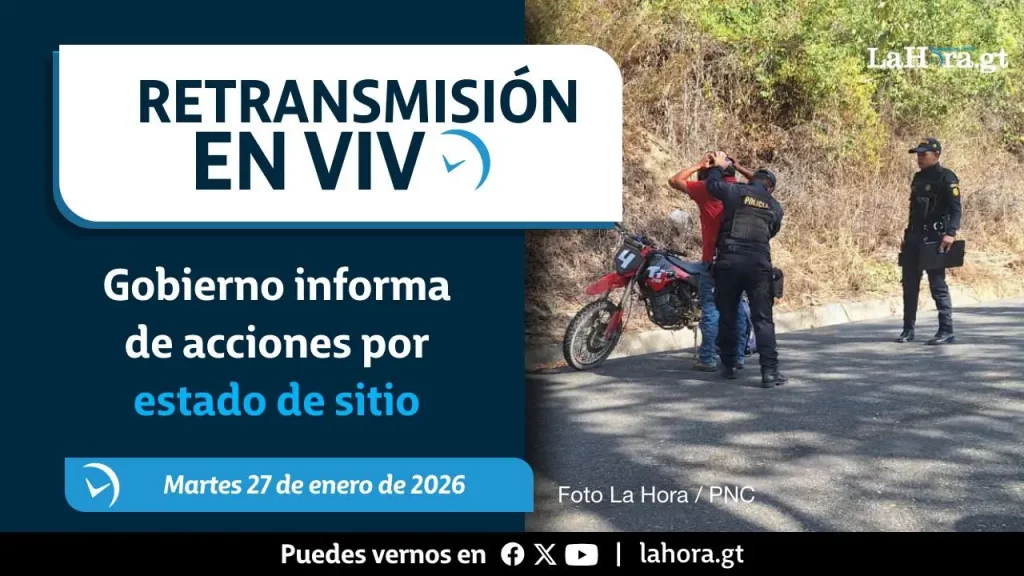 Retransmisión: Gobierno información de acciones por estado de sitio Retransmisión: Gobierno información de acciones por estado de sitio