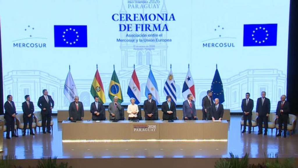 Se firmó en Paraguay el histórico acuerdo comercial UE-Mercosur