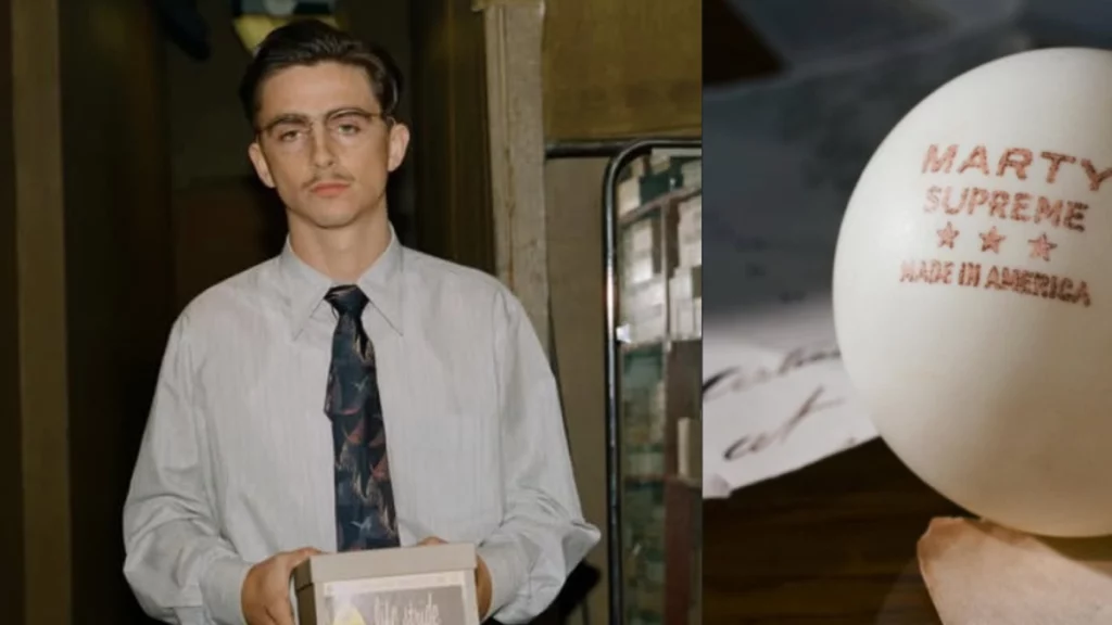 Timothée Chalamet se reinventa en una comedia deportiva tan caótica como brillante