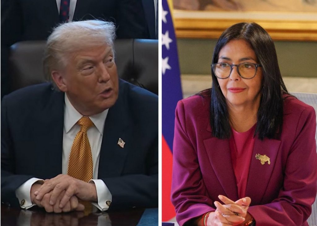 Trump conversa con Delcy Rodríguez: “Ella es fantástica” Trump conversa con Delcy Rodríguez: “Ella es fantástica”
