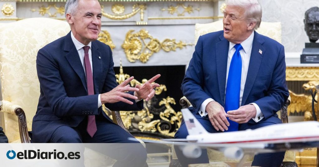 Trump eleva su bronca con Carney y amenaza a Canadá con aranceles del 50% sobre los aviones