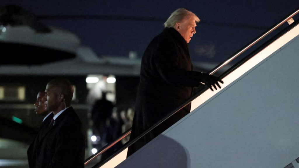 Trump viaja a Davos en medio de tensiones por Groenlandia