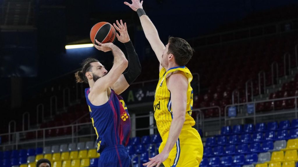Un Barça de más a menos liquida al Maccabi en un Palau sin público