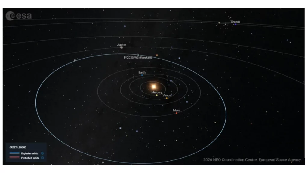 Un telescopio español detecta un nuevo cometa tras más de 40 años