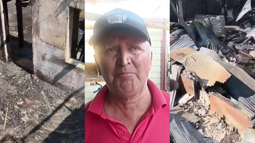 Vecino de Laja perdió todo tras incendio forestal: “Ya tenemos todo limpio, pero comienza lo más difícil… la reconstrucción”