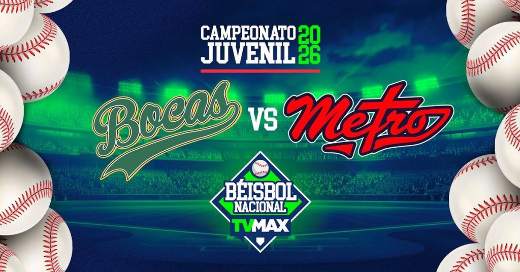 Vídeo | Metro de Panamá vs Bocas del Toro | Béisbol Juvenil 2026| EN VIVO - Campeonato juvenil