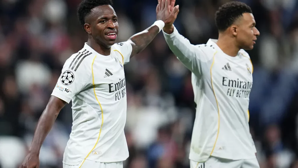 Vinicius desafía los abucheos con su actuación estelar en la goleada por 6-1 del Real Madrid al Mónaco en la UCL | Noticias de futbol