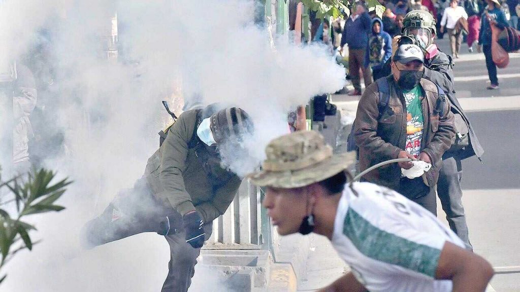 cárcel para quienes usan dinamita en movilizaciones