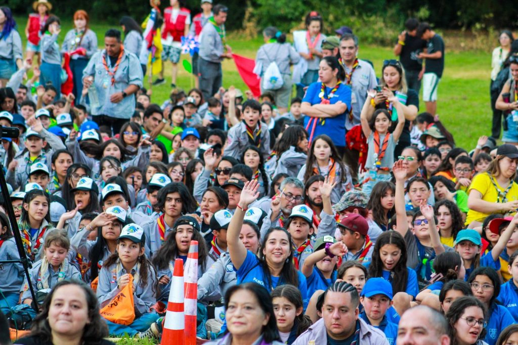 el regreso de los campamentos nacionales de scouts después de la pandemia.