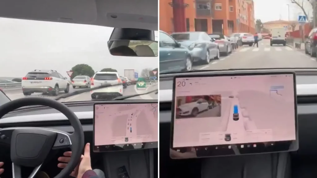 este vídeo enseña cómo se mueven los coches por Madrid