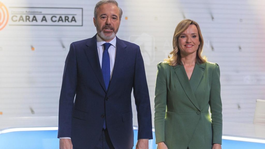 la marca financiación el cara a cara entre Azcón y Alegría