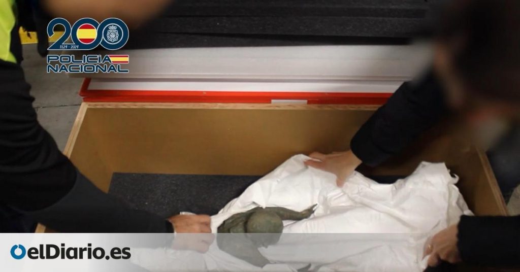 recuperadas varias esculturas romanas de bronce expoliadas hace casi 20 años