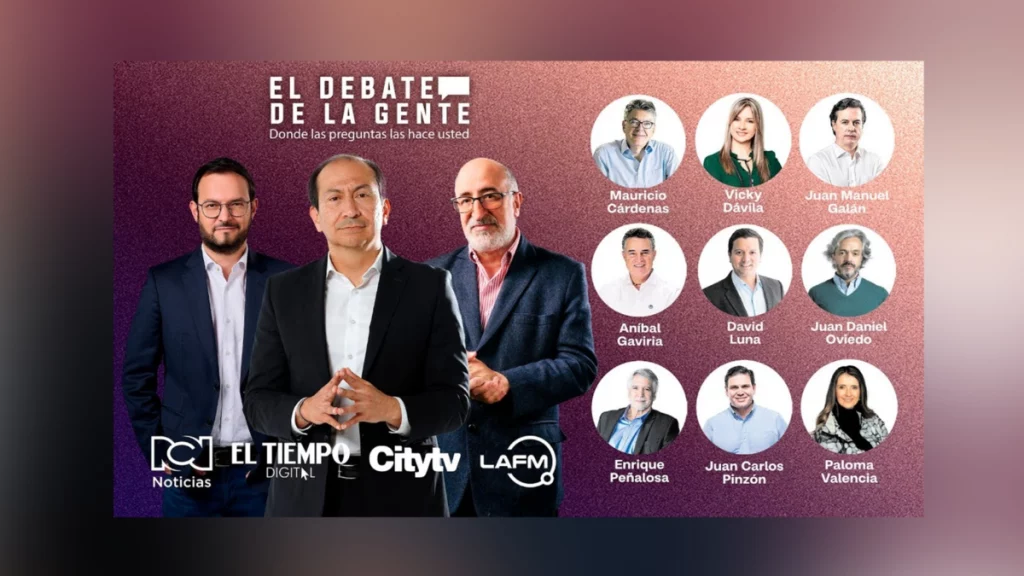 siga el minuto a minuto de la cita entre precandidatos de la Gran Consulta por Colombia a la Presidencia 2026