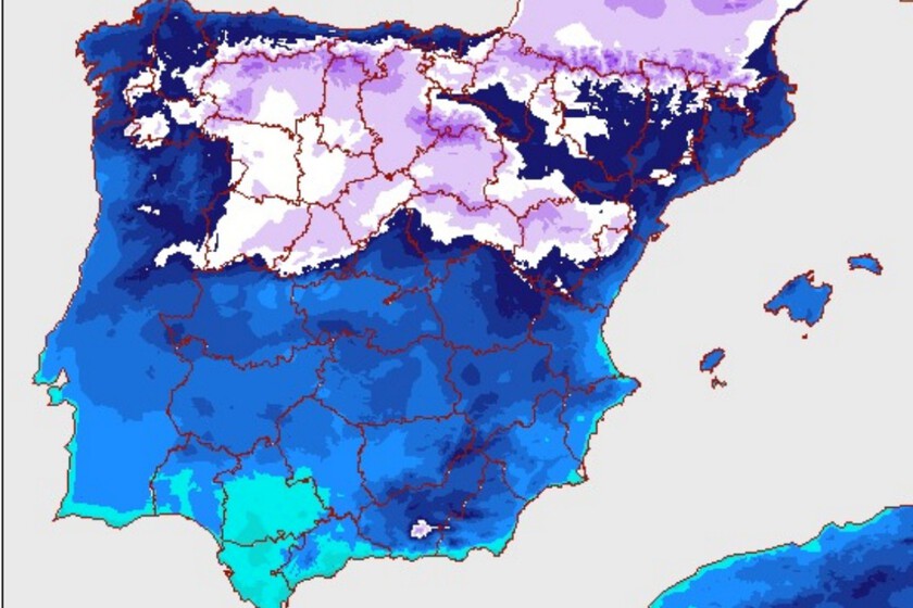 un temporal que apunta a dejar bajo la nieve la noche de Reyes un temporal que apunta a dejar bajo la nieve la noche de Reyes