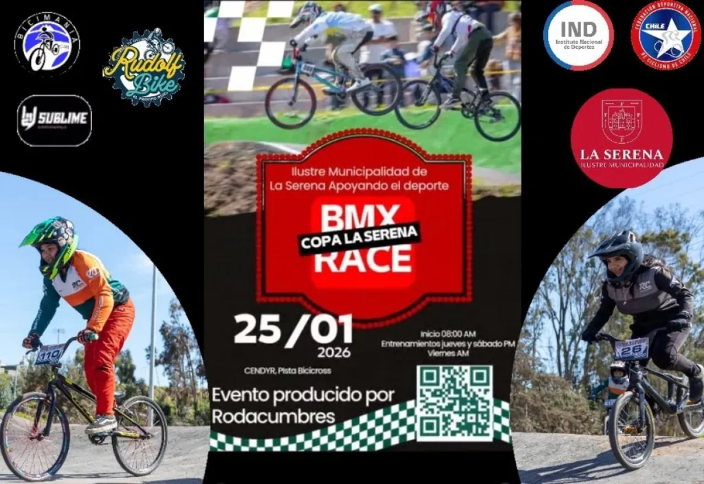 ¡Pura Adrenalina! La Copa Ciudad La Serena de BMX 2026 Promete una Jornada Épica en el CENDYR