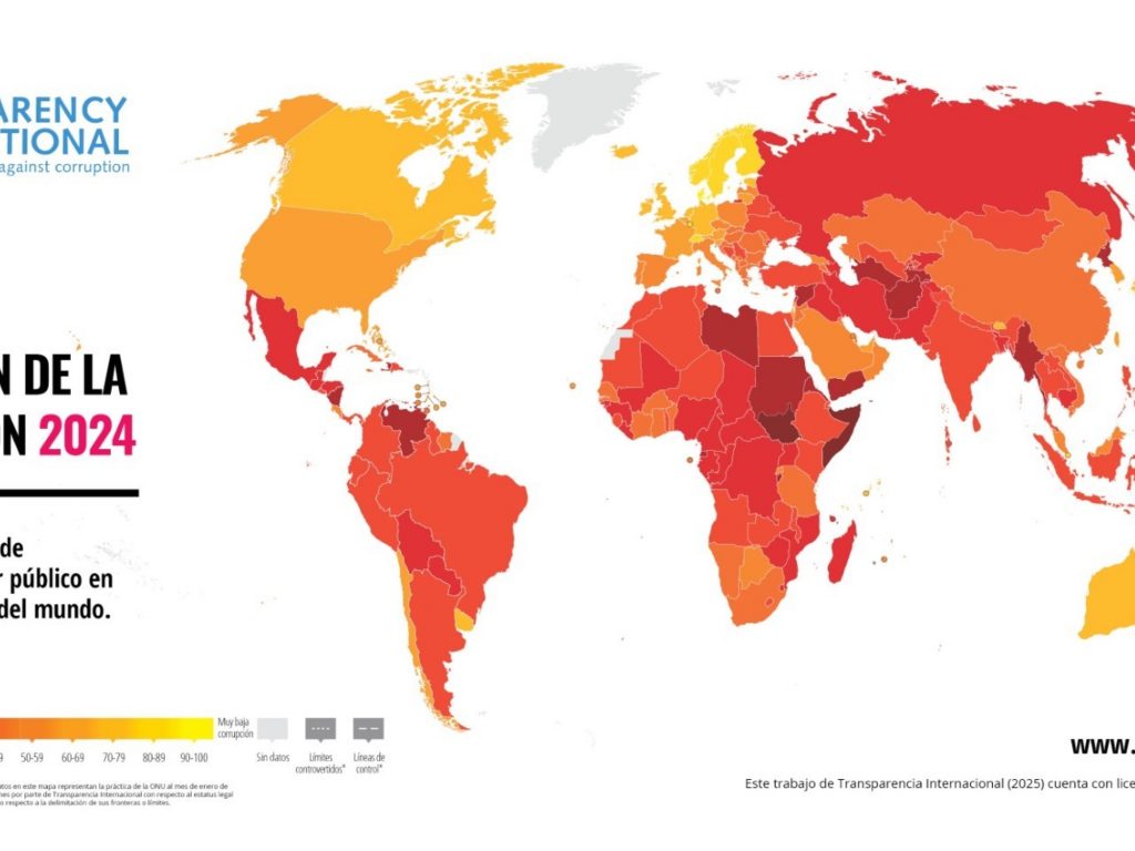 Argentina cayó cinco puestos en el Índice de Percepción de la Corrupción 2025 Argentina cayó cinco puestos en el Índice de Percepción de la Corrupción 2025