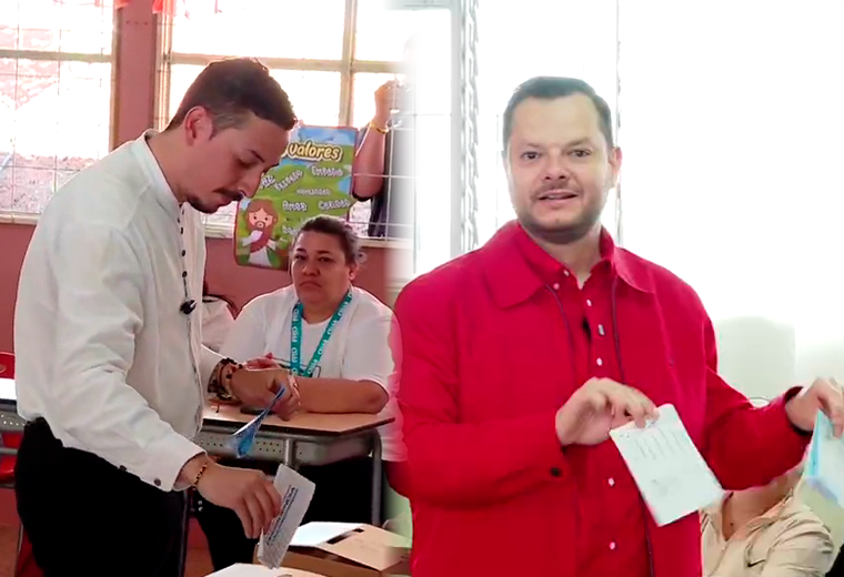 Ariel Robles, Juan Carlos Hidalgo y Eli Feinzaig ya votaron Ariel Robles, Juan Carlos Hidalgo y Eli Feinzaig ya votaron