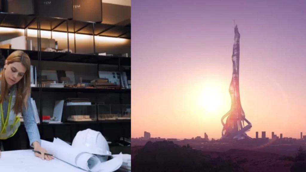 Así luce los colosales rascacielos de 2 km de alto que superará al Burj Khalifa de Arabia Saudita