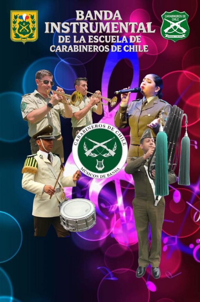 Banda Instrumental de la Escuela de Carabineros en Quenuir
