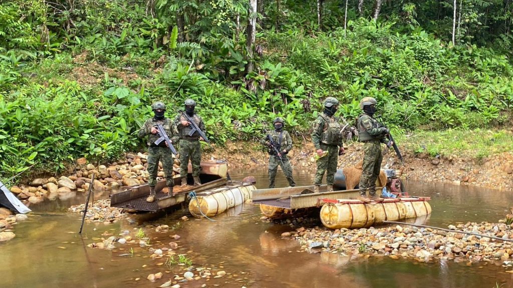Cámara de Minería del Ecuador respalda medidas contra la minería ilegal en Napo Cámara de Minería del Ecuador respalda medidas contra la minería ilegal en Napo