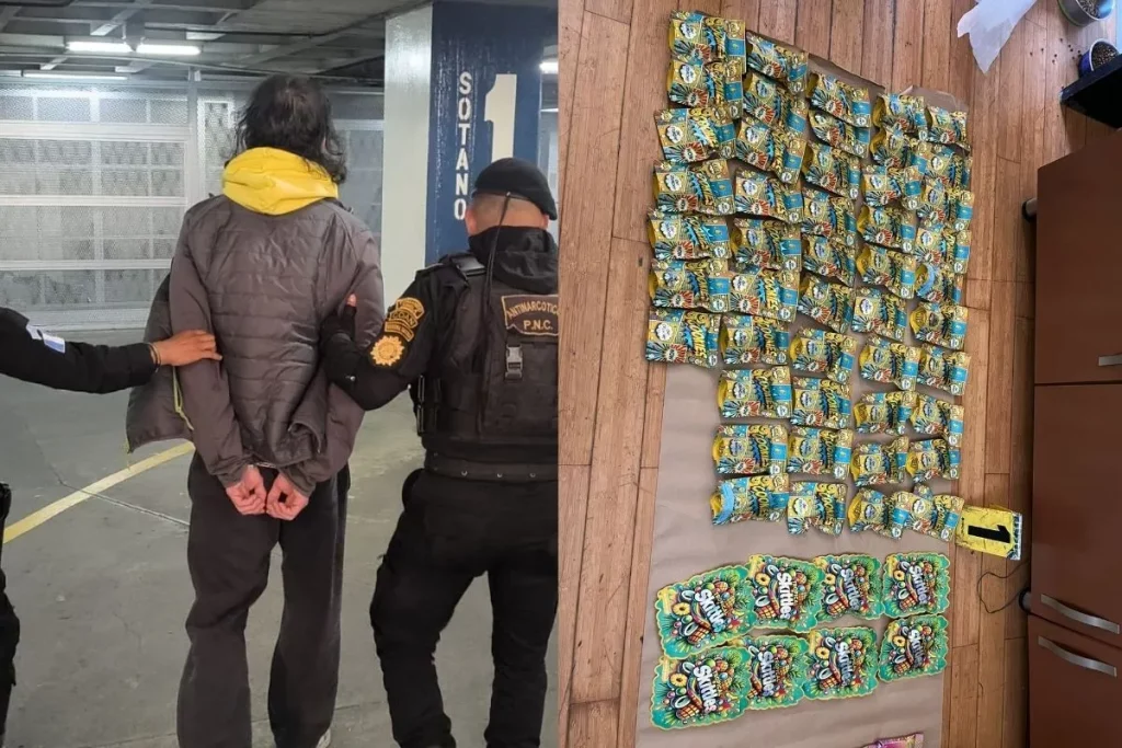 Capturan en zona 10 a presunto implicado en tráfico internacional Capturan en zona 10 a presunto implicado en tráfico internacional